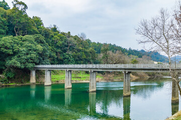 bridge over the river