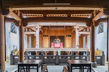 Chinese traditional ancient town architecture scenery