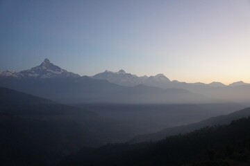 ネパール ダンプス ヒマラヤ山脈
Nepal Dhampus Himalayan