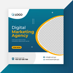 Digital Marketing Corporate Social Media Post banner Template