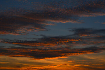 Obraz premium Colorful sky in twilight time background