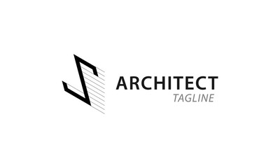 Architect, planning and structure logo design concept. Monogram letter Z design emblem.