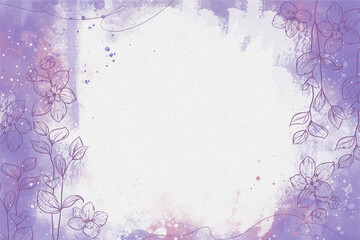 Watercolor-Floral-Background -4