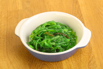 Japanese traditional seaweed salad Chukka