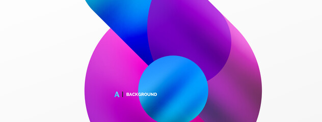 Digital web futuristic template. Circle composition abstract background. Vector Illustration For Wallpaper, Banner, Background, Card, Book Illustration, landing page