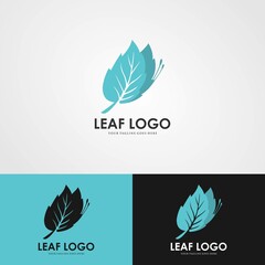 Tree leaf logo template design vector , icon illustration