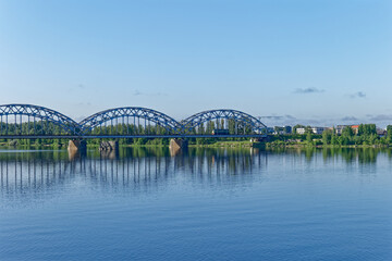 View of city Riga Latvia