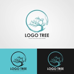 MobileRoots Of Tree logo illustration. Tree vector silhouette.