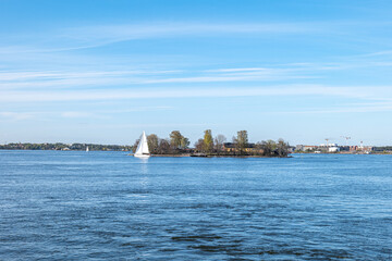 Obraz premium view of the bosphorus strait Finland