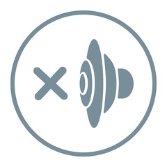 Mute, Audio, sound, speaker, volume icon
