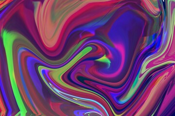 Light dream and twirl. Liquid colors wonderful amazing and digital world
