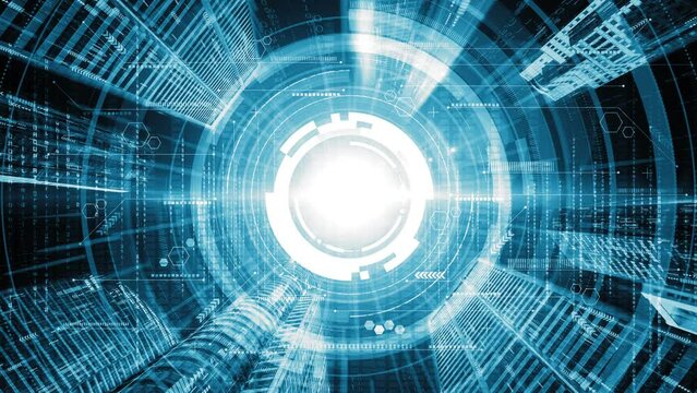 Software development, application programming code and tacit computer coding . Concept of smart digital transformation and technology disruption that changes global trends in new information era .
