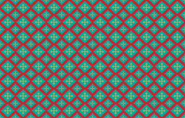 Abstract geometric and tribal patterns, usage design local fabric patterns, Design inspired by indigenous tribes. geometric Vector illustration