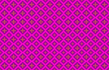 Abstract geometric and tribal patterns, usage design local fabric patterns, Design inspired by indigenous tribes. geometric Vector illustration
