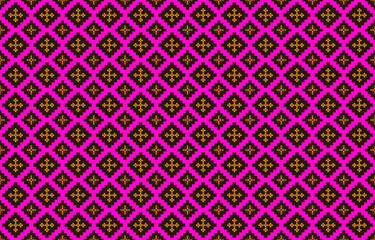 Abstract geometric and tribal patterns, usage design local fabric patterns, Design inspired by indigenous tribes. geometric Vector illustration