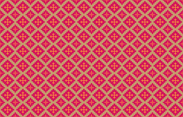 Abstract geometric and tribal patterns, usage design local fabric patterns, Design inspired by indigenous tribes. geometric Vector illustration