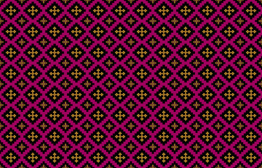 Abstract geometric and tribal patterns, usage design local fabric patterns, Design inspired by indigenous tribes. geometric Vector illustration