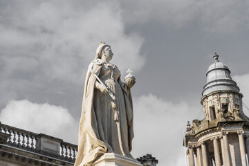 Obraz premium Belfast City Hall - the civic building of Belfast City Council - Belfast attractions 