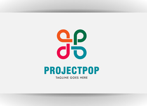 unusual Popular hash-tag logo design template, usable logo for social media marketing company