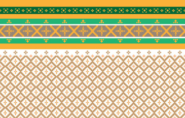 Abstract geometric and tribal patterns, usage design local fabric patterns, Design inspired by indigenous tribes. geometric Vector illustration