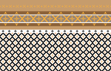 Abstract geometric and tribal patterns, usage design local fabric patterns, Design inspired by indigenous tribes. geometric Vector illustration