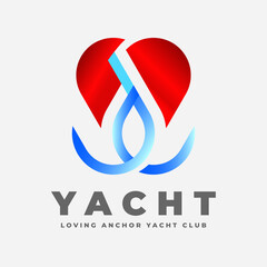 Anchor Adventure Yacht Club Logo Design