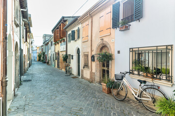 The quaint village of San Giuliano in Rimini