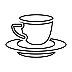 Coffee Icon vector, flat design best vector icon
