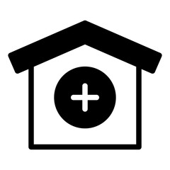 Obraz premium hospital icon