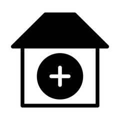 Fototapeta premium hospital icon