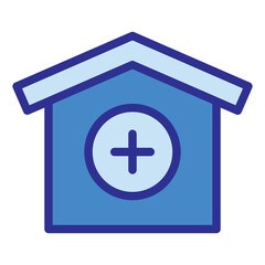 Fototapeta premium hospital icon