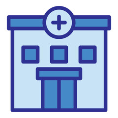 Obraz premium hospital icon