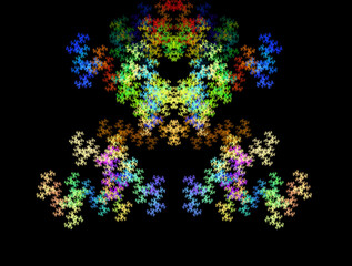 Imaginatory fractal abstract background Image