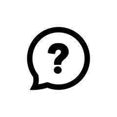 question mark on white backgroud	