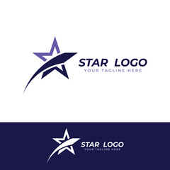 Star logo.Star logo for business and company.With modern vector illustration concept.