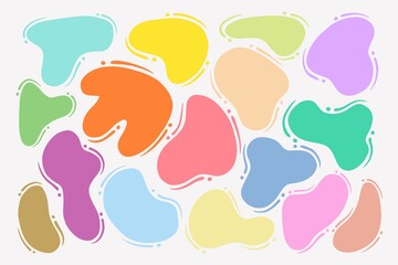 Frame Fluid Color Abstract Background