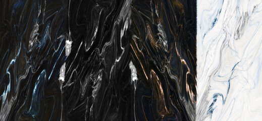 Black marble patterned texture background. abstract natural marble black and white for design.