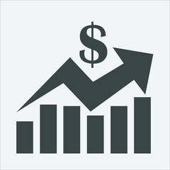 chart sales diagram icon stock market transparent png eps