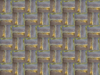 wood pattern geometric lines, zig zag background brown