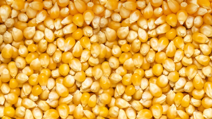 background texture corn grain fresh popcorn base closeup