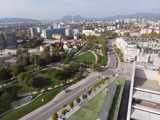 aerial view