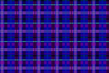 青や紫や黒などのタータンチェック