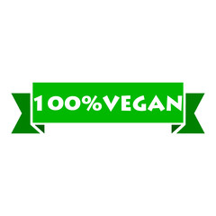 100 percent vegan icon isolated on white background