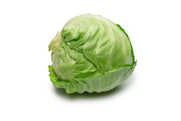 Cabbage isolated on white background.