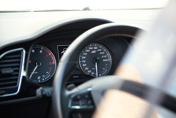 seat leon cupra  dashboard