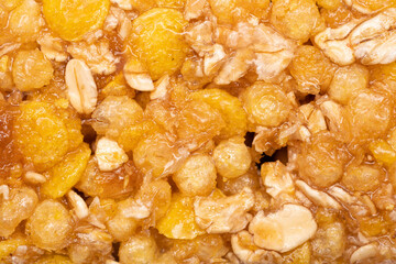 Tasty granola bars on white background. Cereal bar. Diet bars on a white background. 