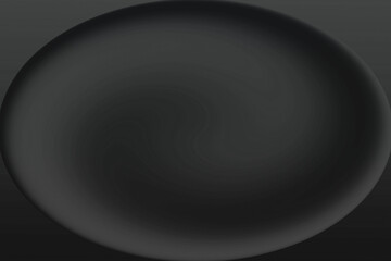 黒のグラデーションに立体感のある大きな楕円