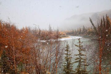 mountains snow altai landscape, background snow peak view