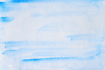 blue brush strokes watercolor abstract background