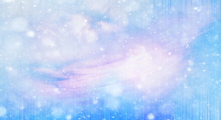 blue abstract background snowfall watercolor